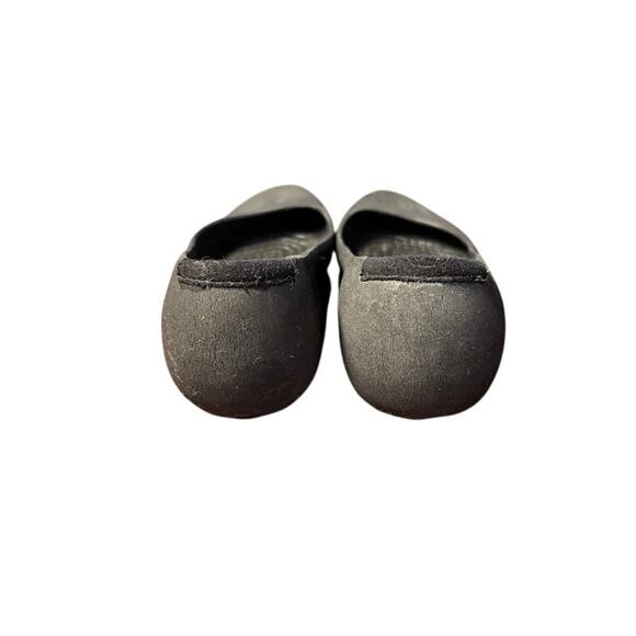 Crocs Black faux suede ballet shoes flats women's size 5 - Picture 3 of 6